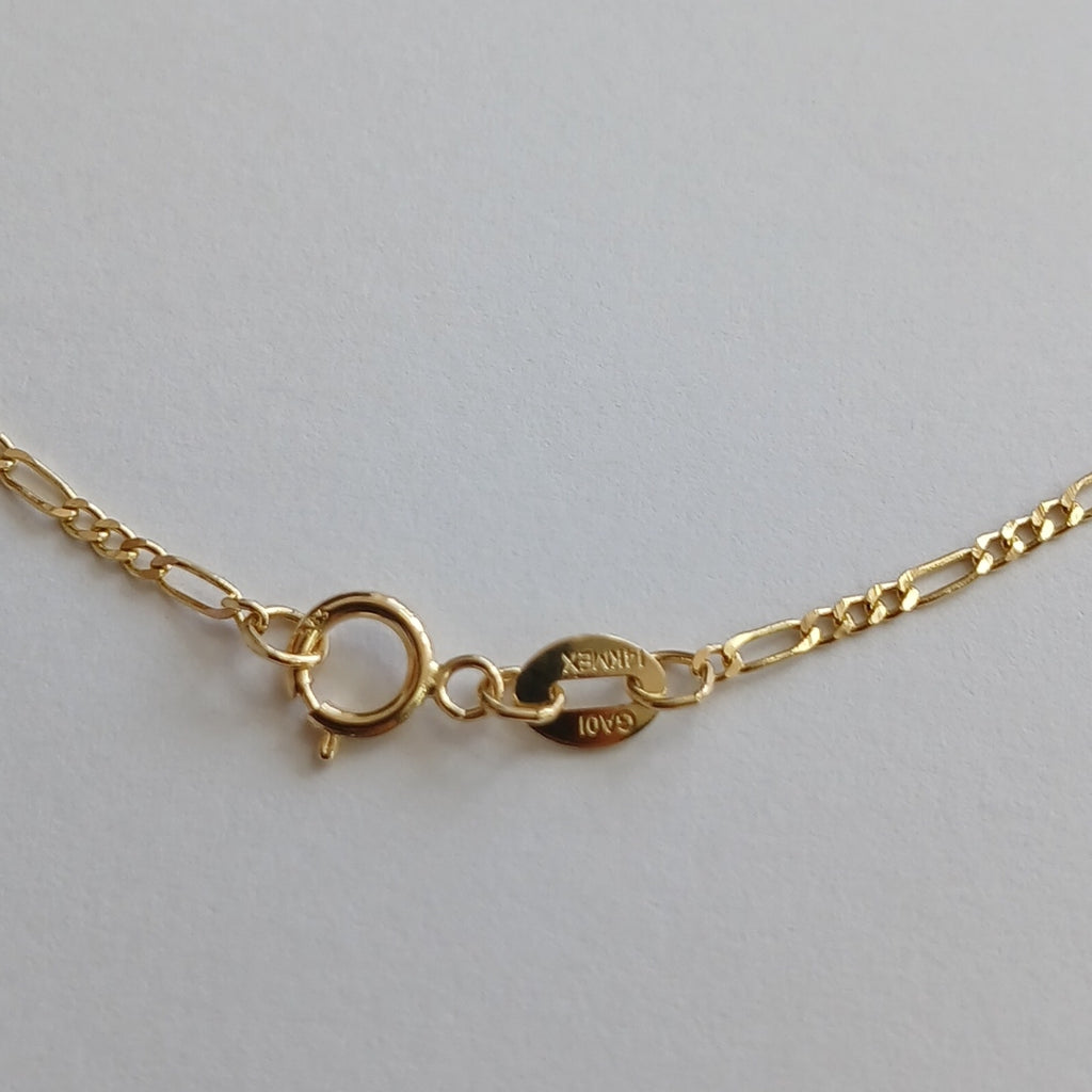 CADENAS TEJIDO 3X1 ORO 14K 55 CM 2.4 GR (NUEVO)