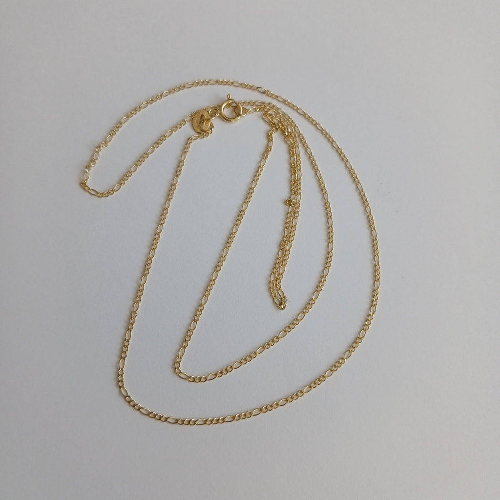 CADENAS TEJIDO 3X1 ORO 10K 60 CM 1.5 GR (NUEVO)