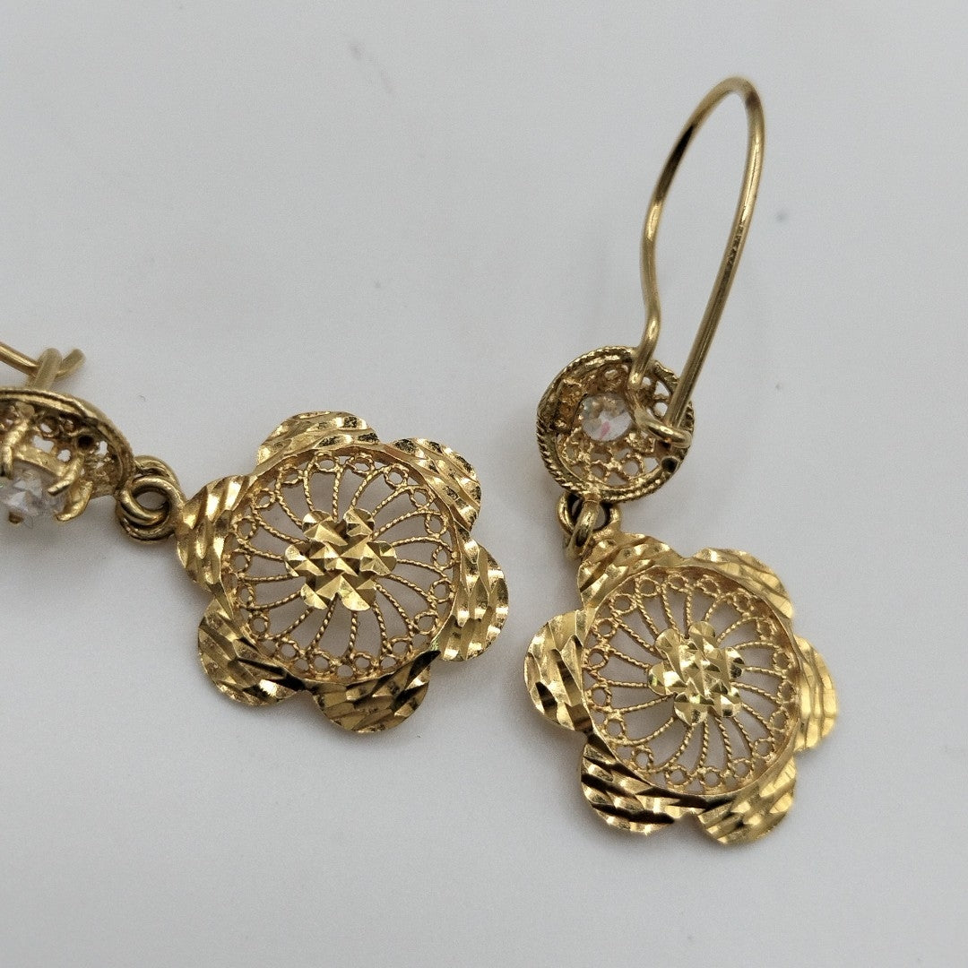 ARETES PAR ORO 10 K 3,30 GRMS (SEMINUEVO)