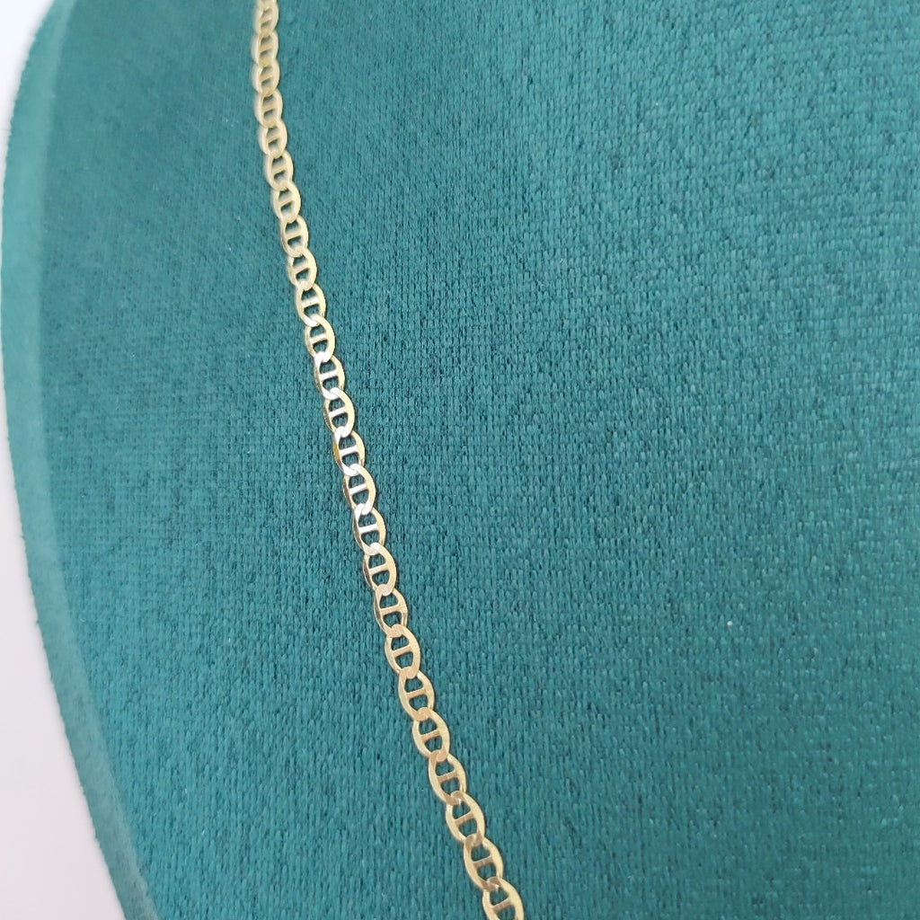 CADENAS TEJIDO GUCHI ORO 10K 55 CM 4.1 GR (NUEVO)