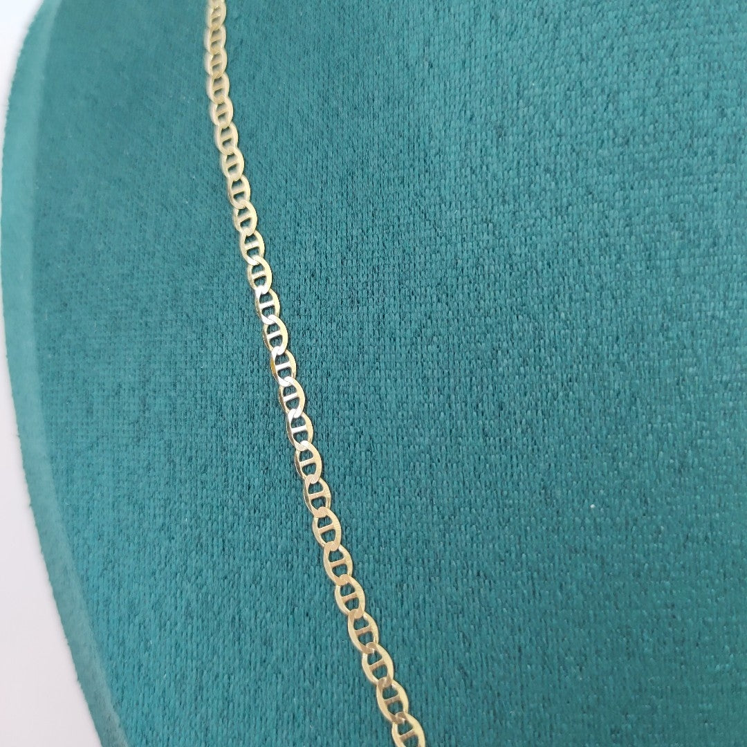 CADENAS TEJIDO GUCHI ORO 10K 55 CM 4.1 GR (NUEVO)