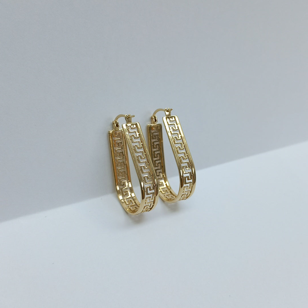 ARRACADAS PAR ORO 14 K 6,20 GRMS (SEMINUEVO)