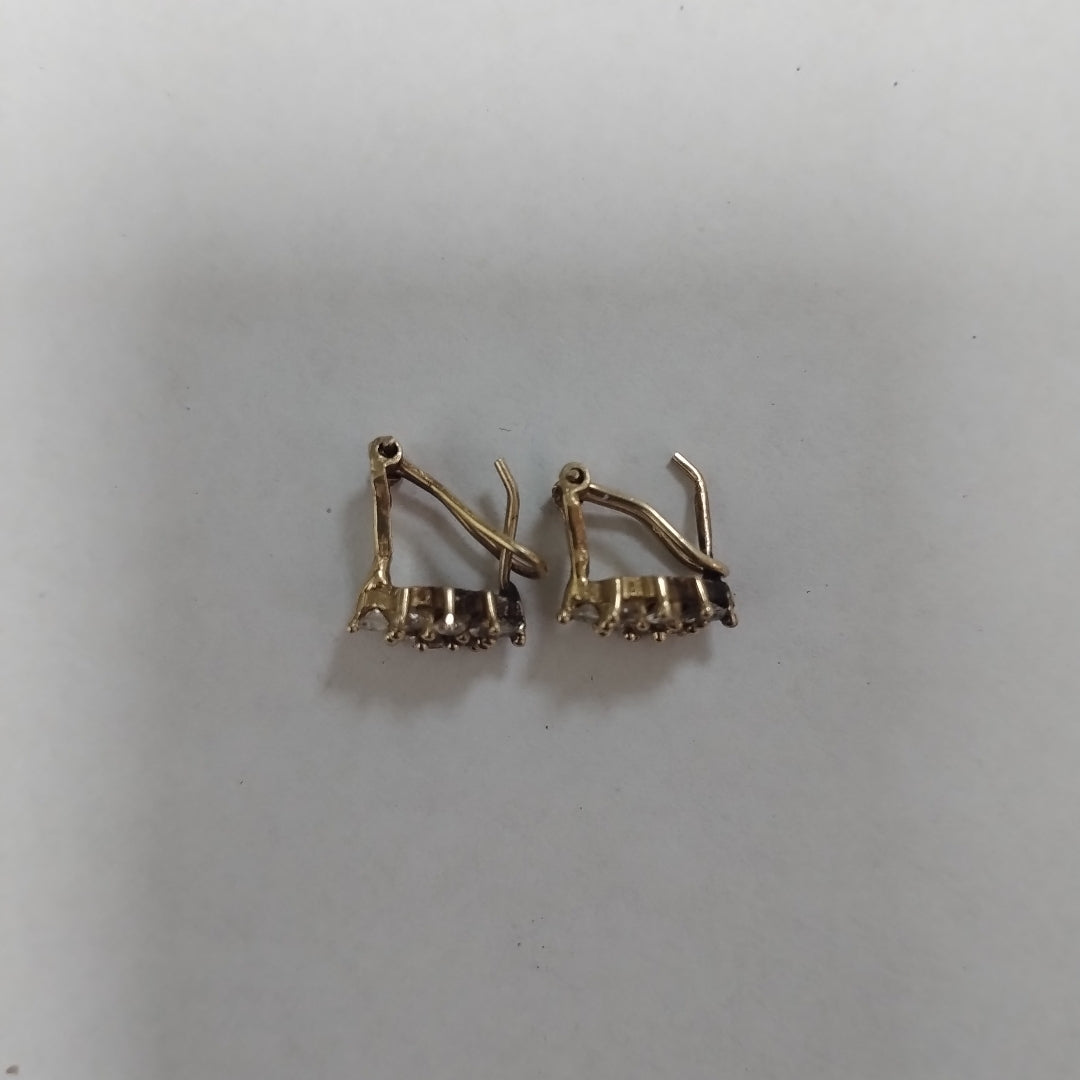 ARETES PAR ORO 14 K 2.6 GRMS (SEMINUEVO)