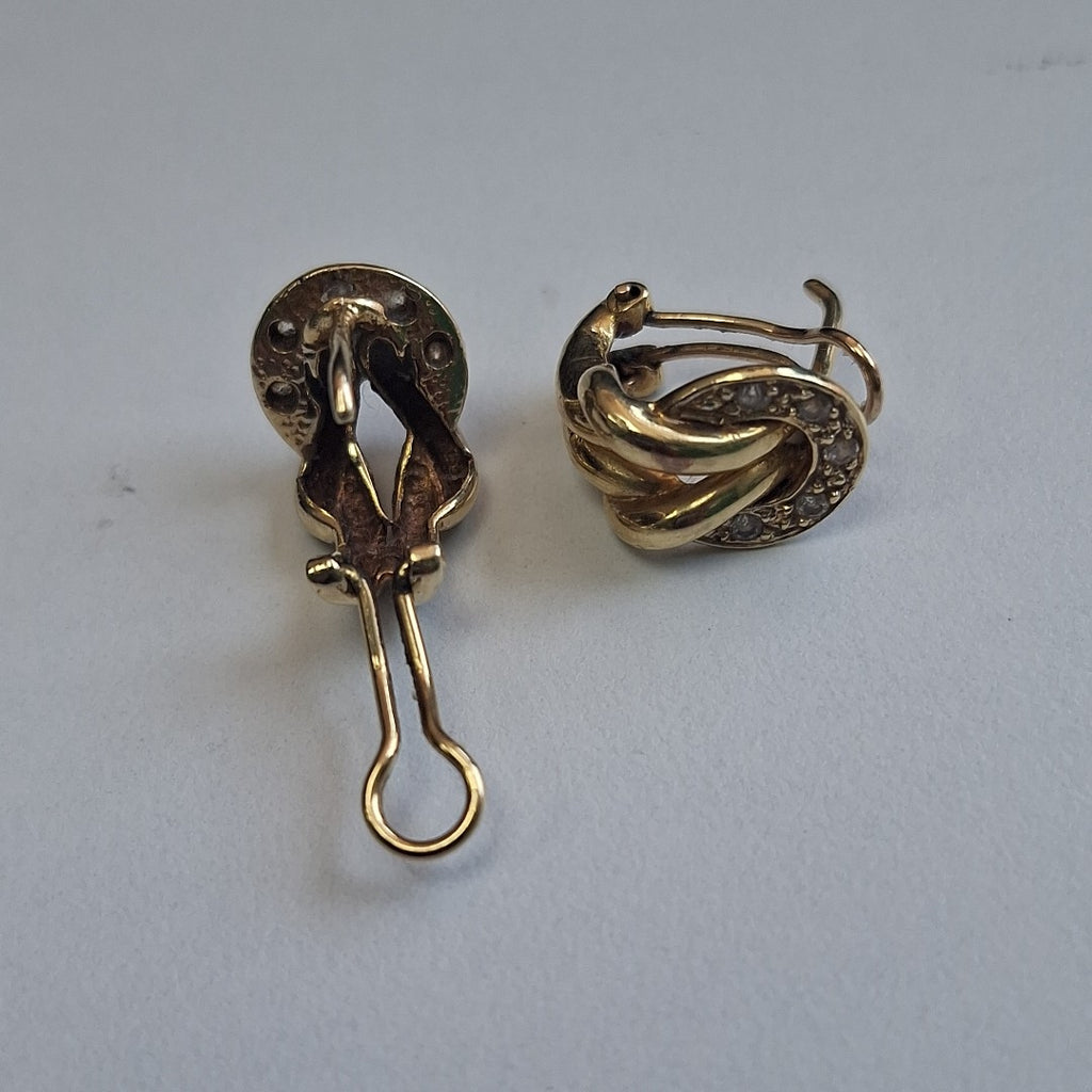ARETES PAR ORO 14 K 5.6 GRMS (SEMINUEVO)