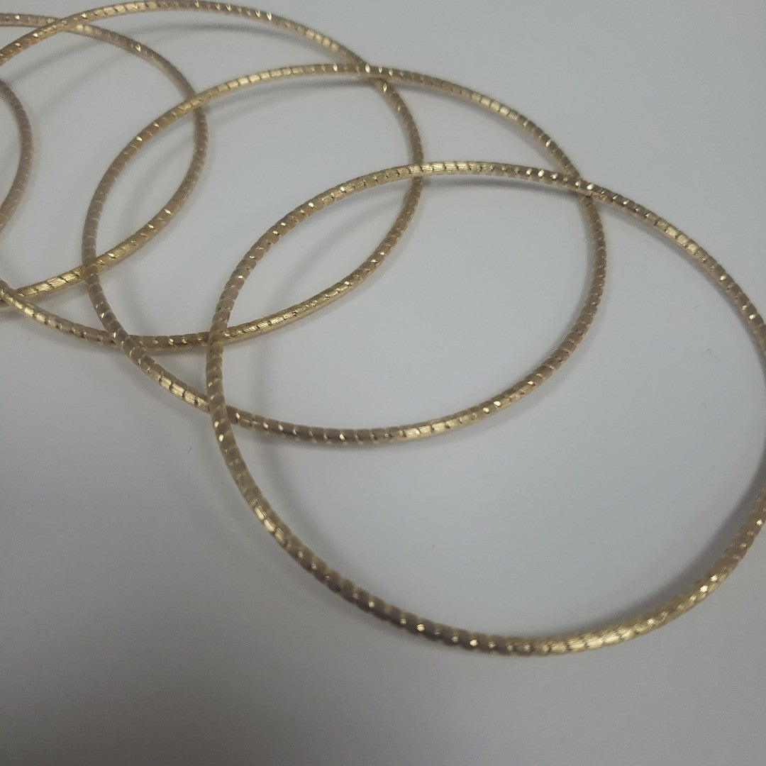 SEMANARIO DE PULSERAS ORO 14 K 29.4 GRMS (SEMINUEVO)