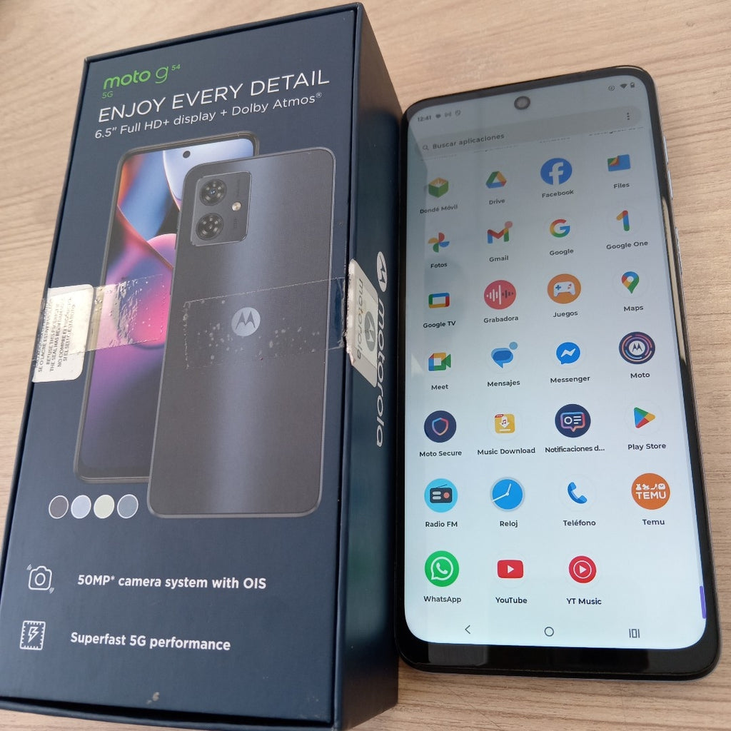 CELULAR MOTOROLA MOTO G54 5G XT2343-1 (2023) 256 GB 8 GB RAM (SEMINUEVO)