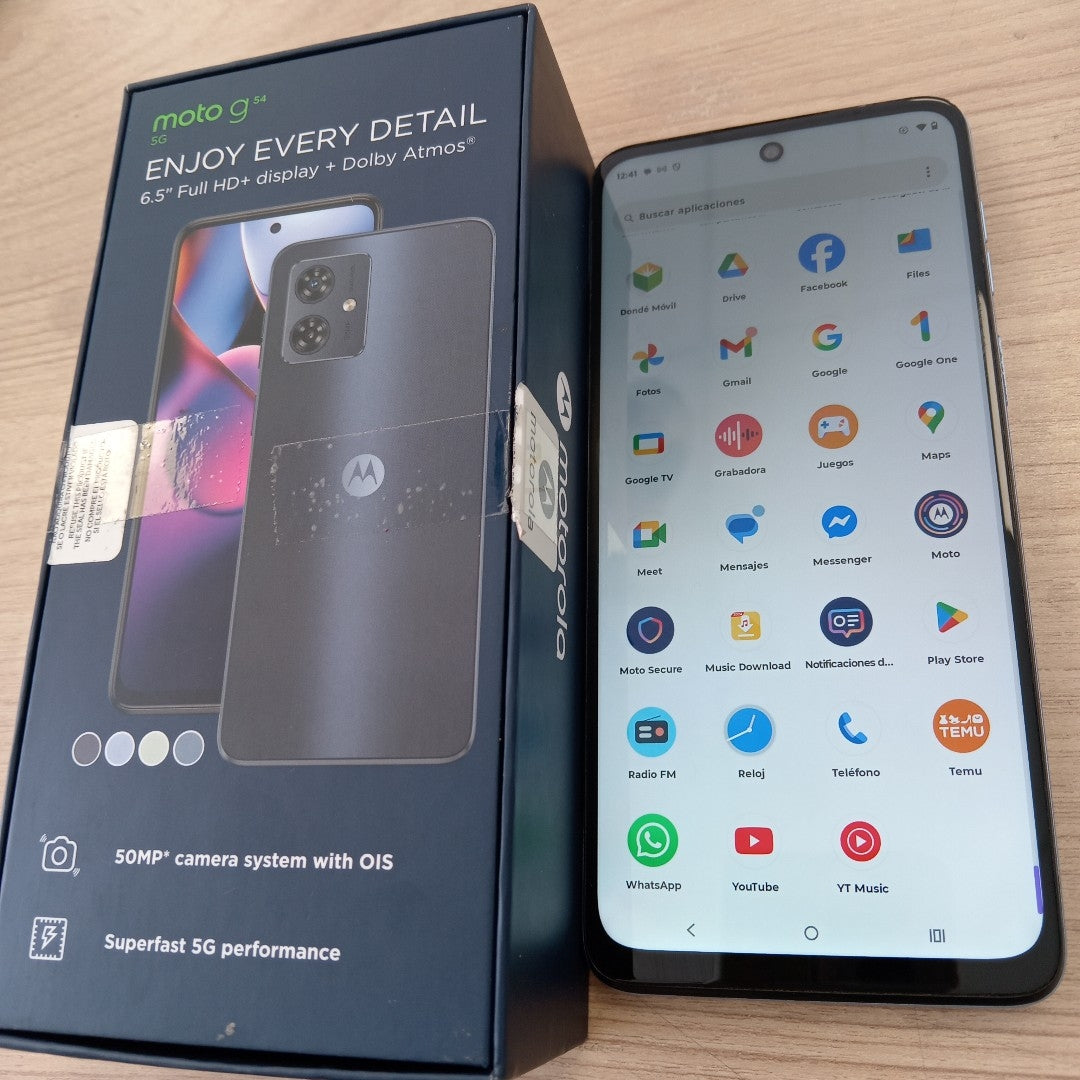 CELULAR MOTOROLA MOTO G54 5G XT2343-1 (2023) 256 GB 8 GB RAM (SEMINUEVO)