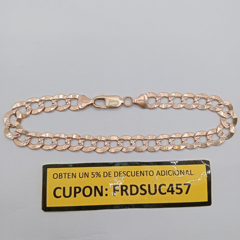 PULSERA ORO, RODIADO 14 K 15.4 GRMS (SEMINUEVO)