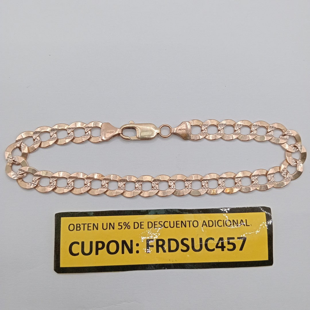 PULSERA ORO, RODIADO 14 K 15.4 GRMS (SEMINUEVO)