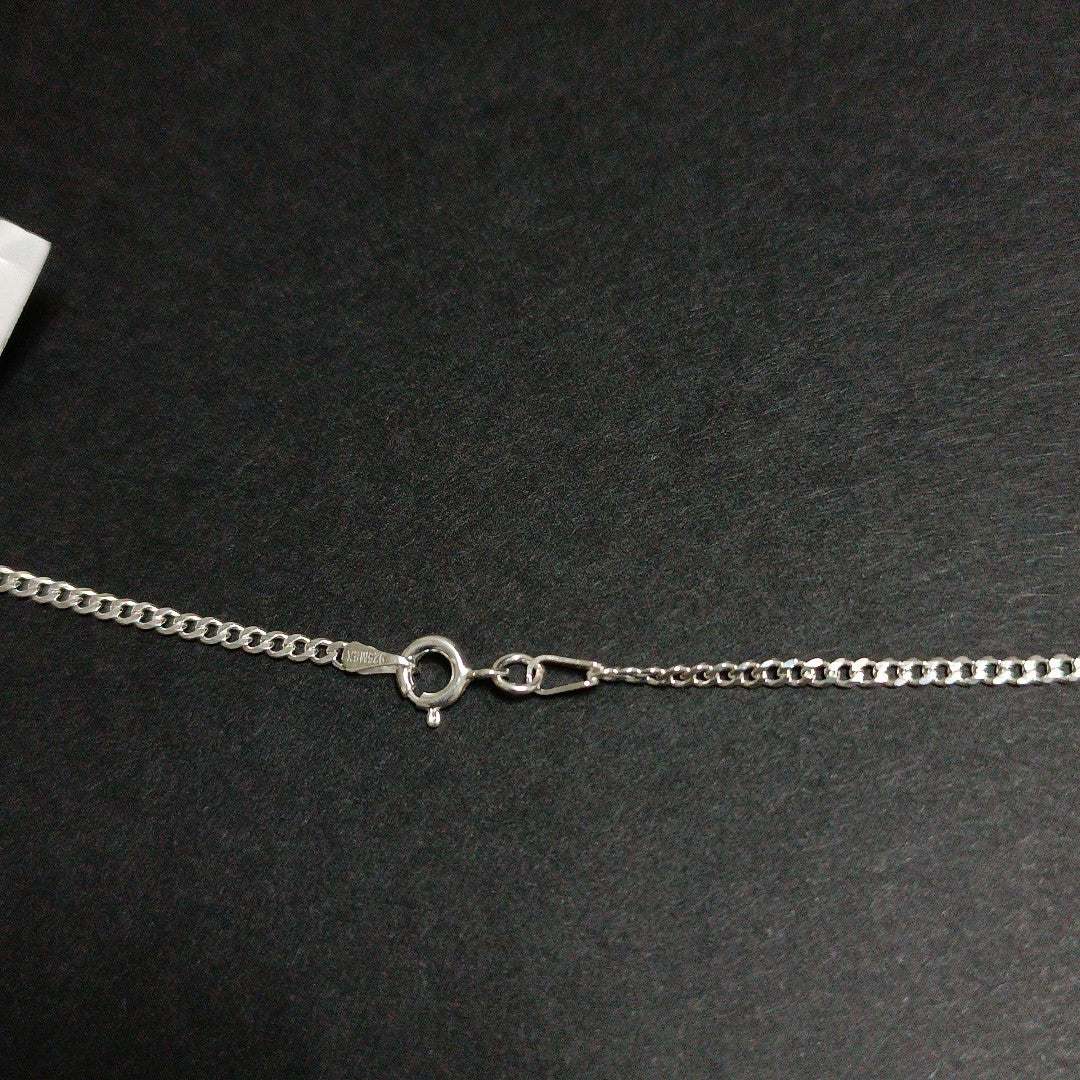 CADENA TEJIDO BARBADO PLATA .925 55 CM 5.3 GR (NUEVO)