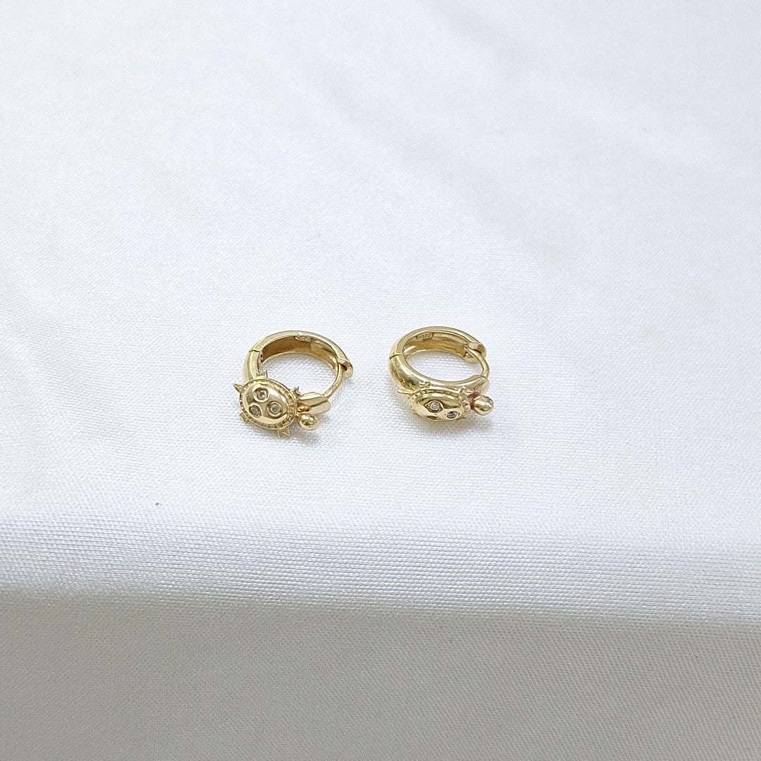 ARRACADAS PAR ORO 14 K 2.3 GRMS (SEMINUEVO)