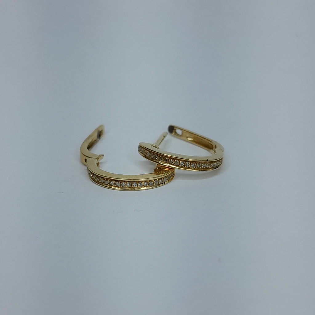 ARRACADAS PAR ORO 14 K 2 GRMS (SEMINUEVO)