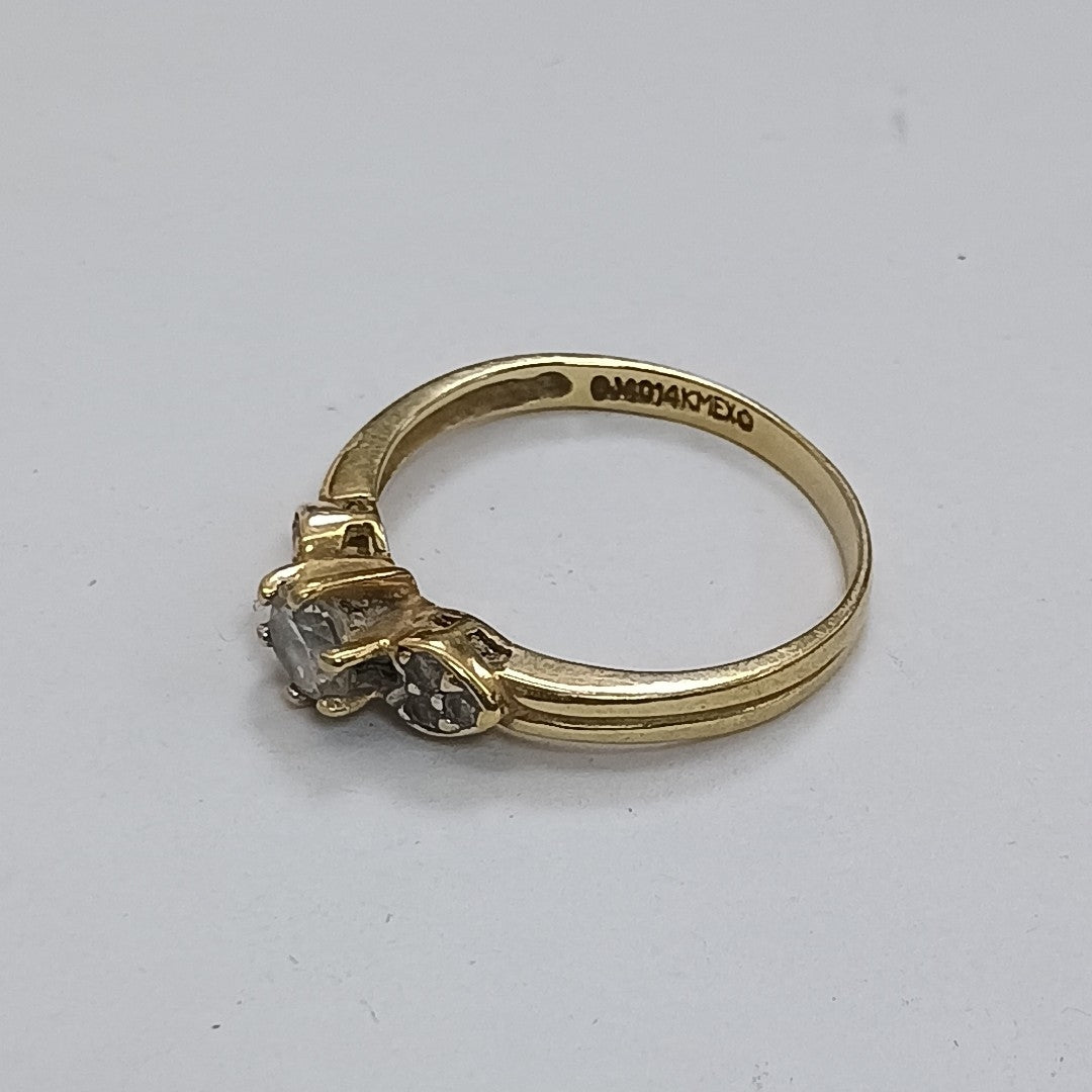 SOLITARIO ORO 14 K 2 GRMS (SEMINUEVO)