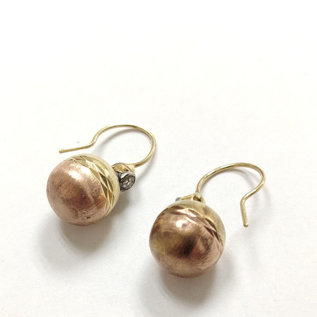 ARETES PAR ORO 10 K 3.6 GRMS (SEMINUEVO)