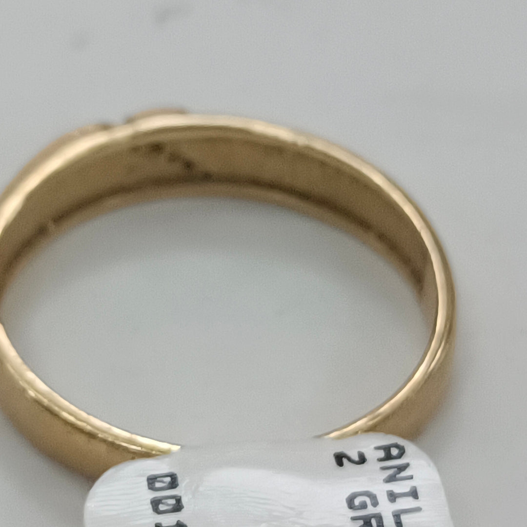 ANILLO ORO 14 K 3.2 GRMS (SEMINUEVO)