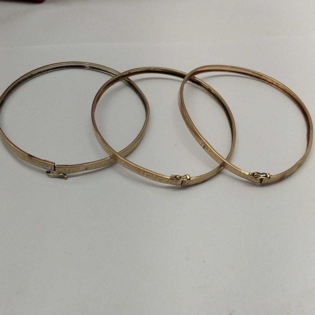 PULSERA RIGIDA ORO 10 K 7.9 GRMS (SEMINUEVO)