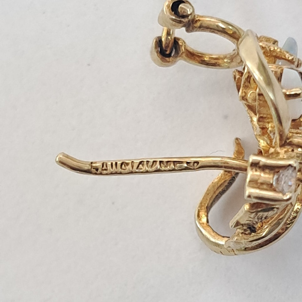ARETES PAR ORO 14 K 4.4 GRMS (SEMINUEVO)