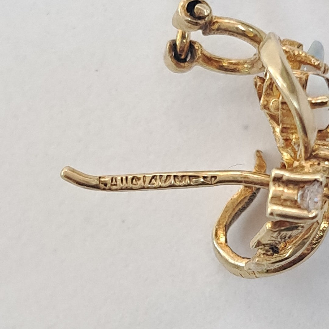 ARETES PAR ORO 14 K 4.4 GRMS (SEMINUEVO)