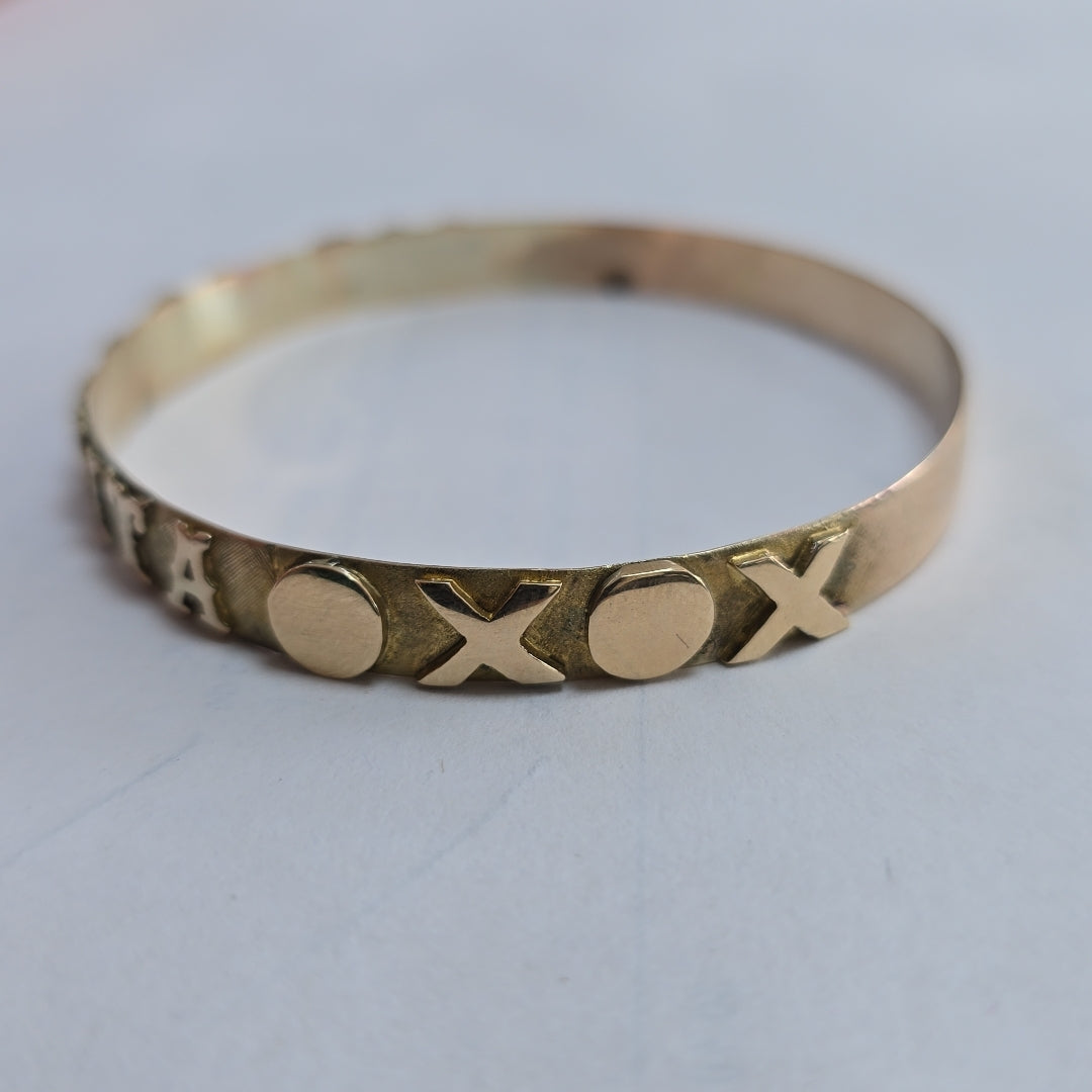 PULSERA RIGIDA ORO 8 K 17 GRMS (SEMINUEVO)