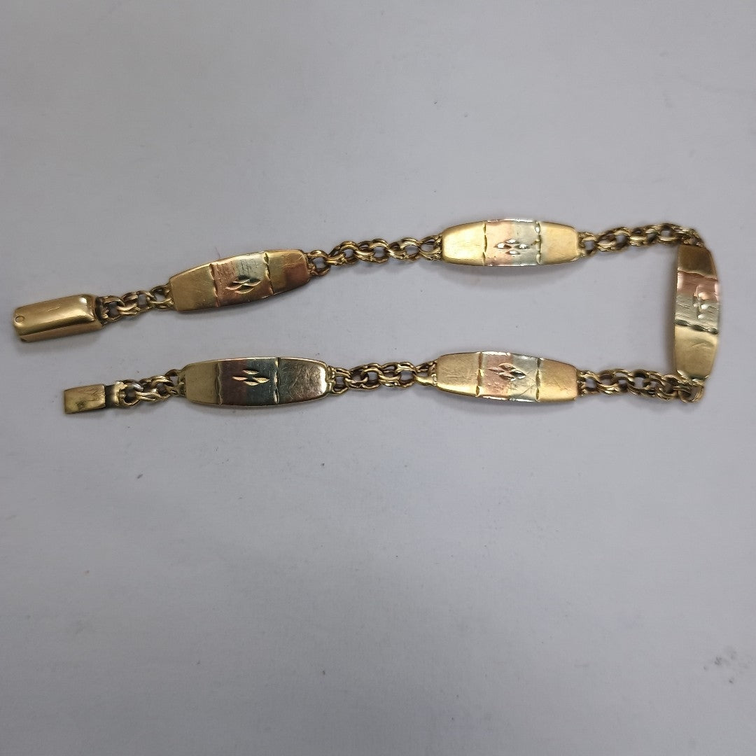 PULSERA ORO 10 K 4.9 GRMS (SEMINUEVO)