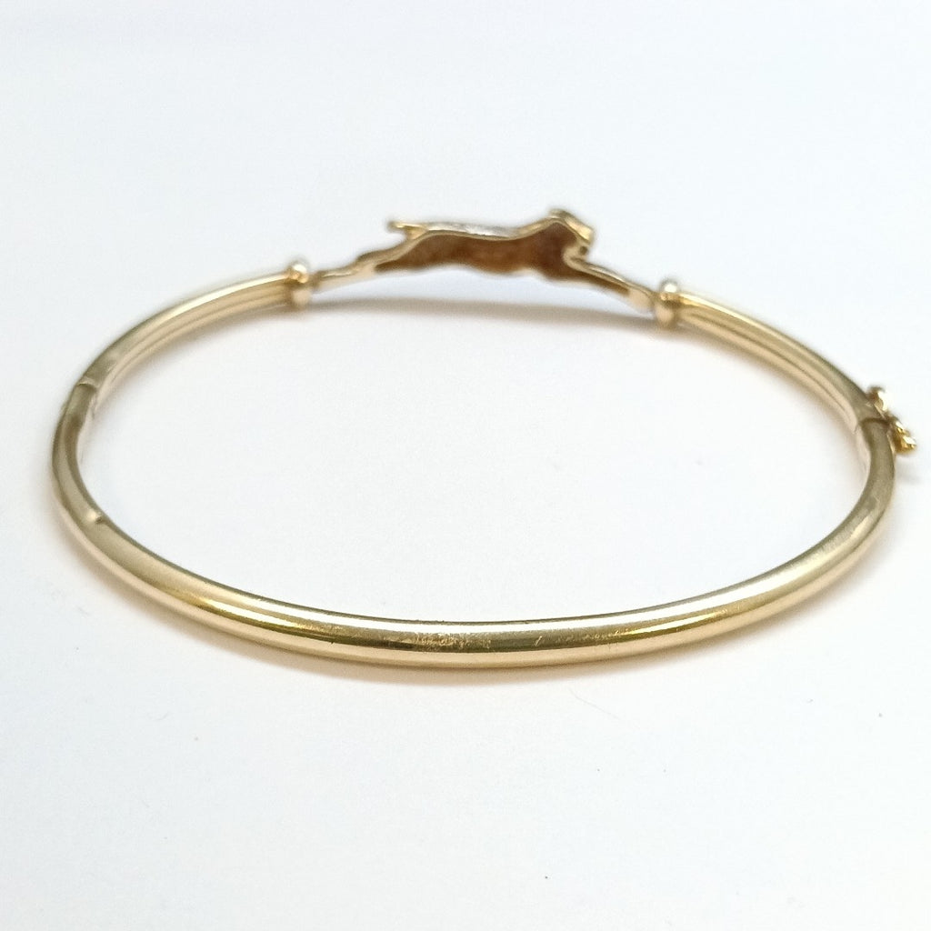 PULSERA RIGIDA ORO 14 K 7.5 GRMS (SEMINUEVO)