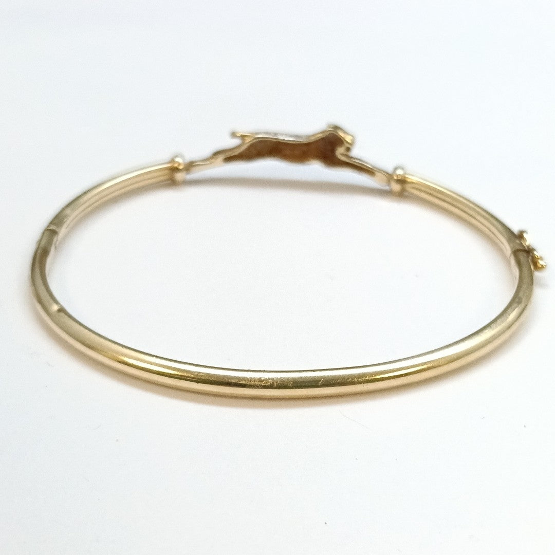 PULSERA RIGIDA ORO 14 K 7.5 GRMS (SEMINUEVO)