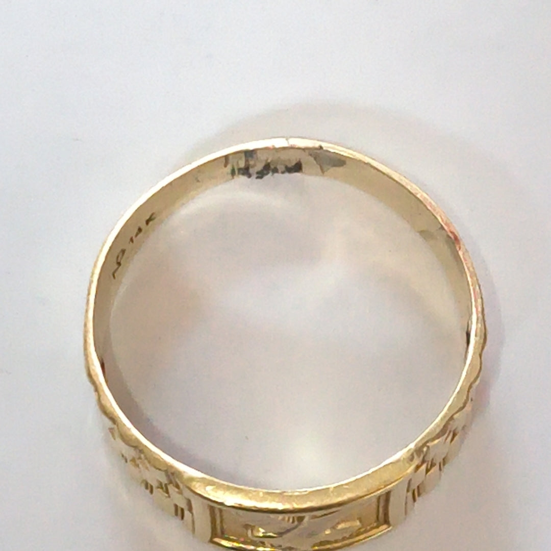 ANILLO ORO 14 K 5,60 GRMS (SEMINUEVO)