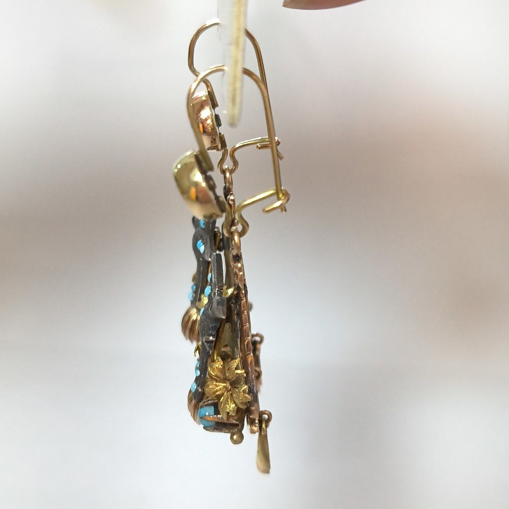ARETES PAR ORO 8 K 11.6 GRMS (SEMINUEVO)