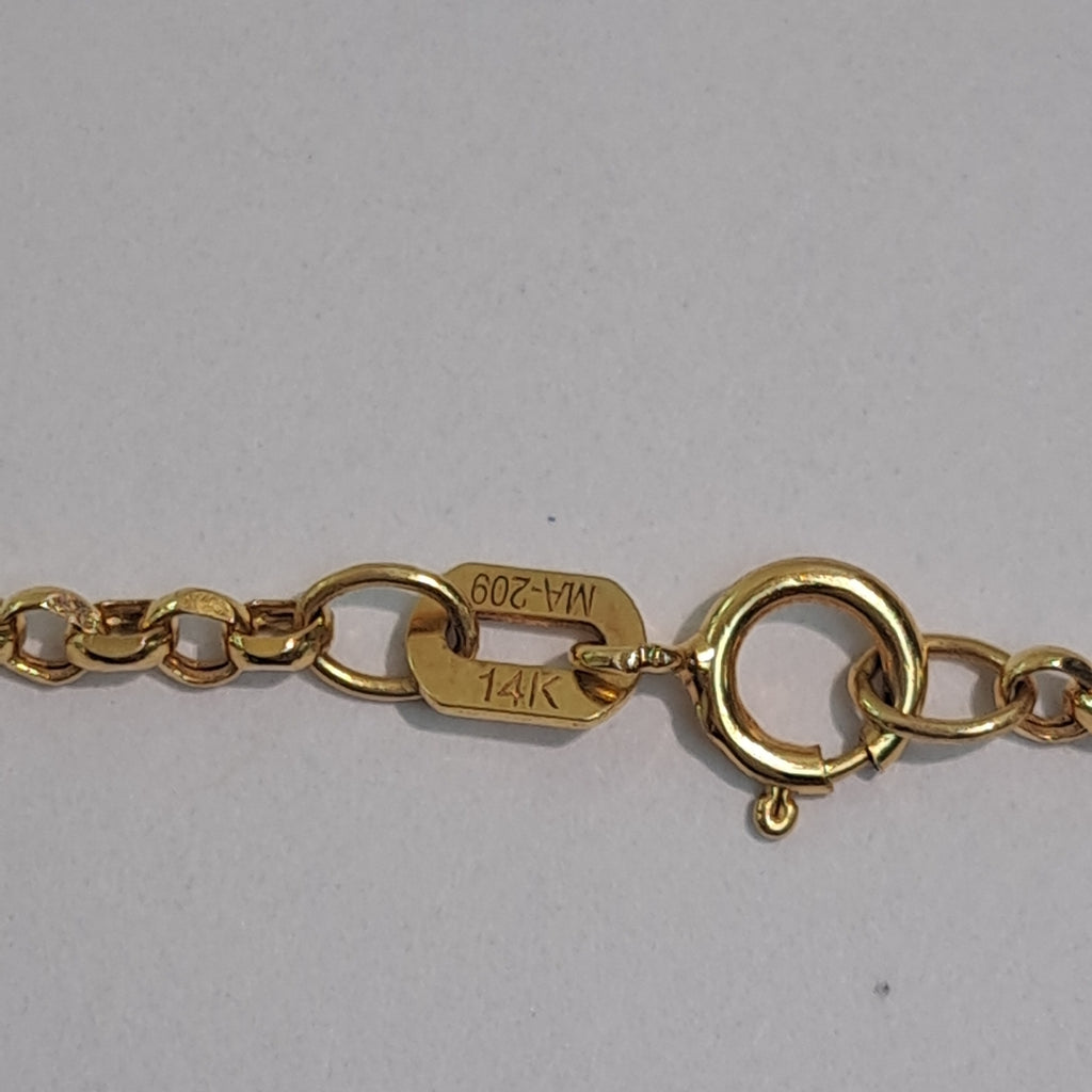 CADENA ORO 14 K 2.1 GRMS (SEMINUEVO)