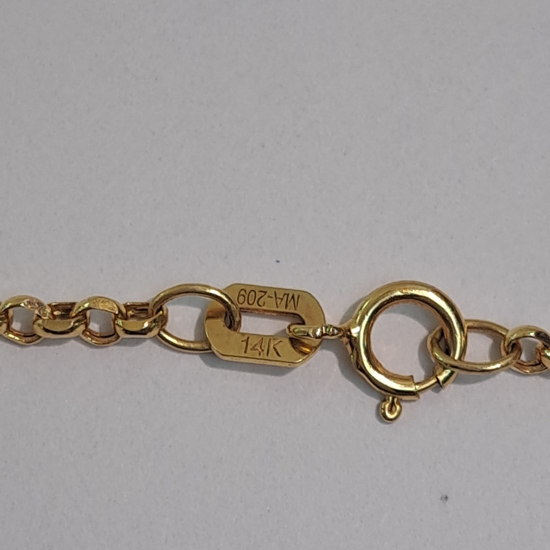 CADENA ORO 14 K 2.1 GRMS (SEMINUEVO)