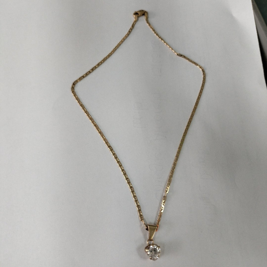 CADENA, DIJE ORO 14 K 4 GRMS (SEMINUEVO)