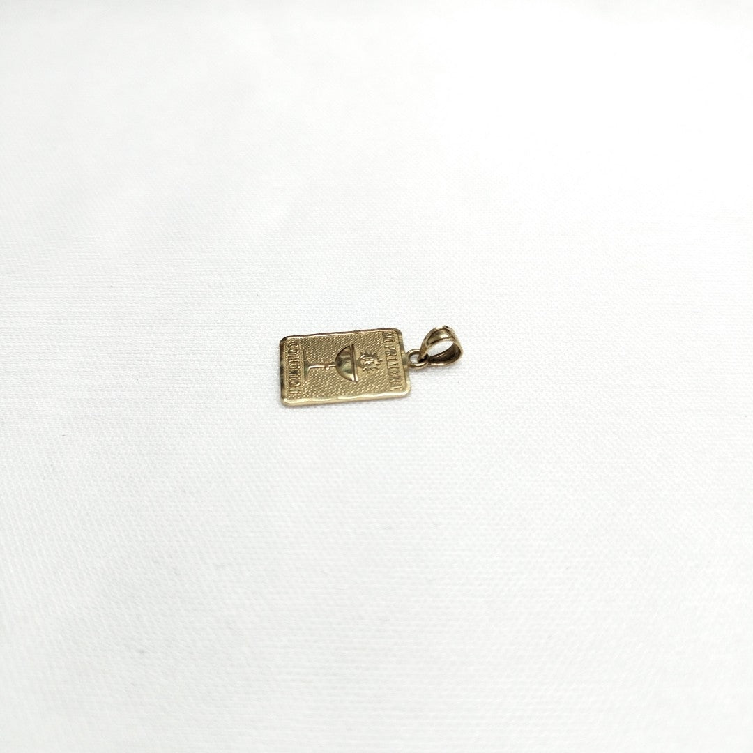 MEDALLA RELIGIOSA ORO 14 K 1.5 GRMS (SEMINUEVO)