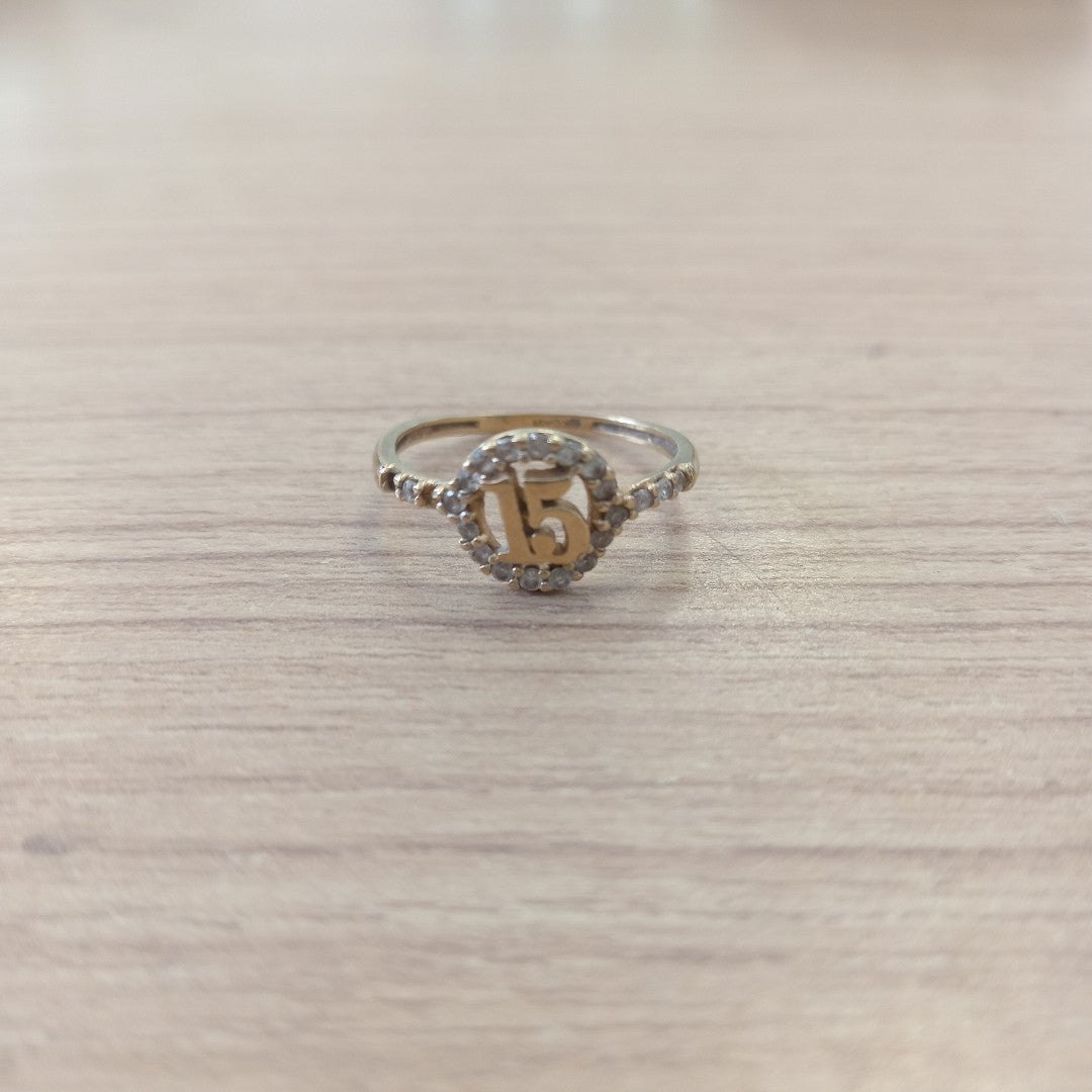 ANILLO ORO 10 K 1.1 GRMS (SEMINUEVO)
