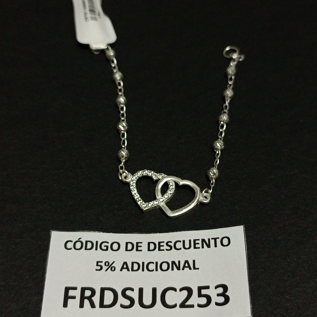 PULSERA TEJIDO TEJIDO ESPECIAL PLATA .925 18 CM 4 GR (NUEVO)