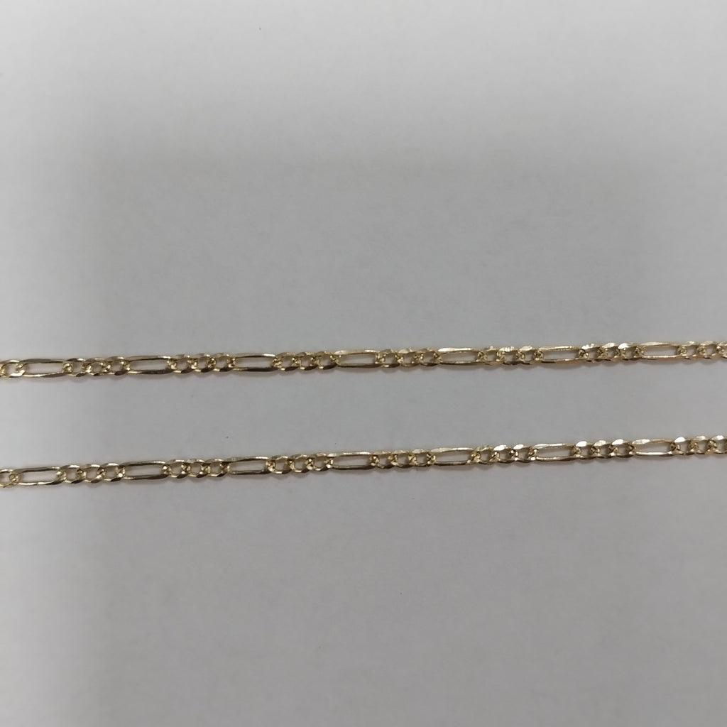 CADENAS 3X1 ORO 14K 55 CM 4 GR (NUEVO)