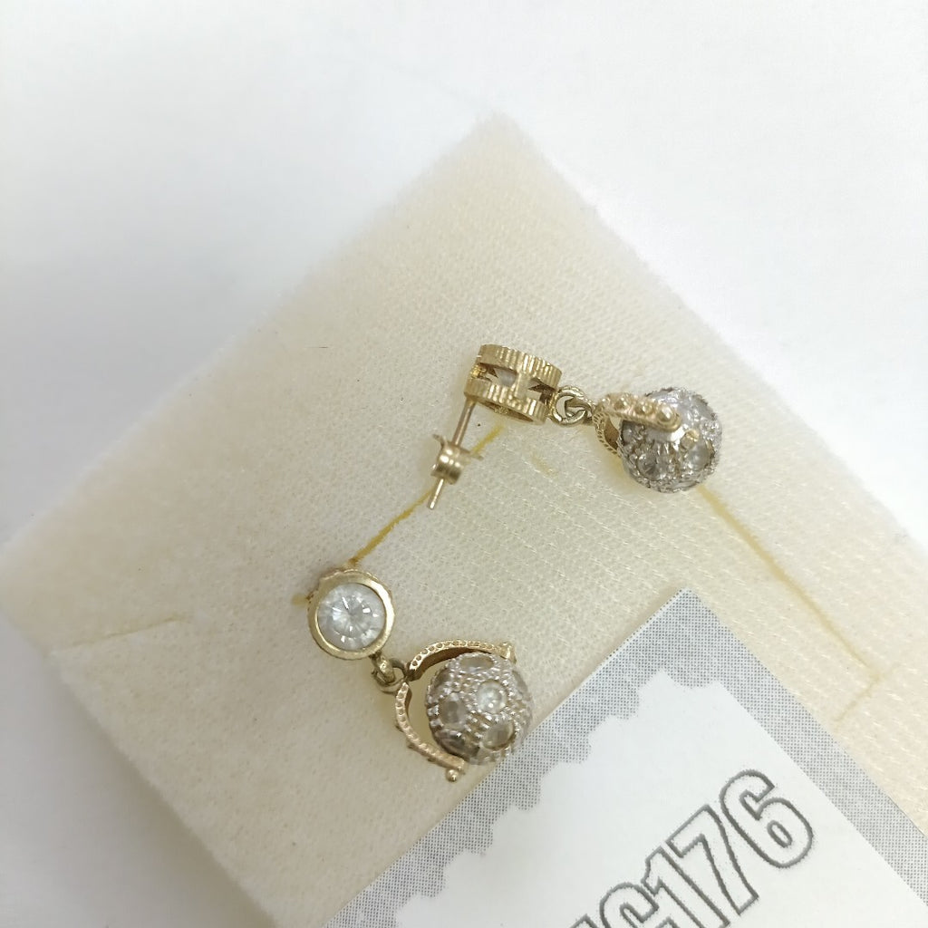 ARETES PAR ORO 8 K 5,00 GRMS (SEMINUEVO)