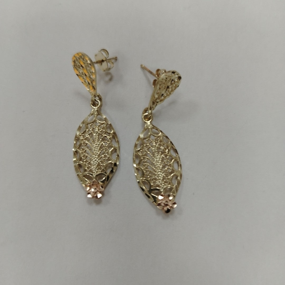 ARETES PAR ORO 14 K 3 GRMS (SEMINUEVO)