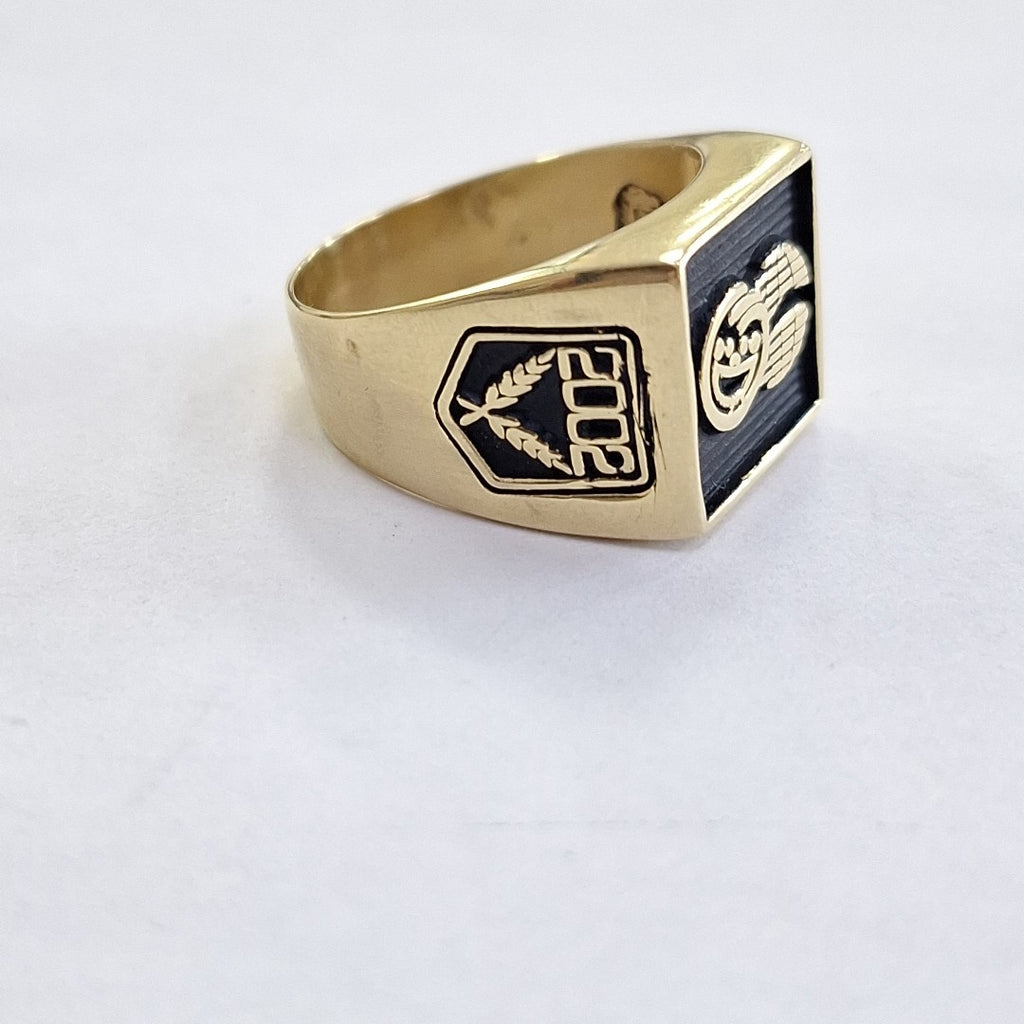 ANILLO CONMEMORATIVO ORO 18 K 13.6 GRMS (SEMINUEVO)