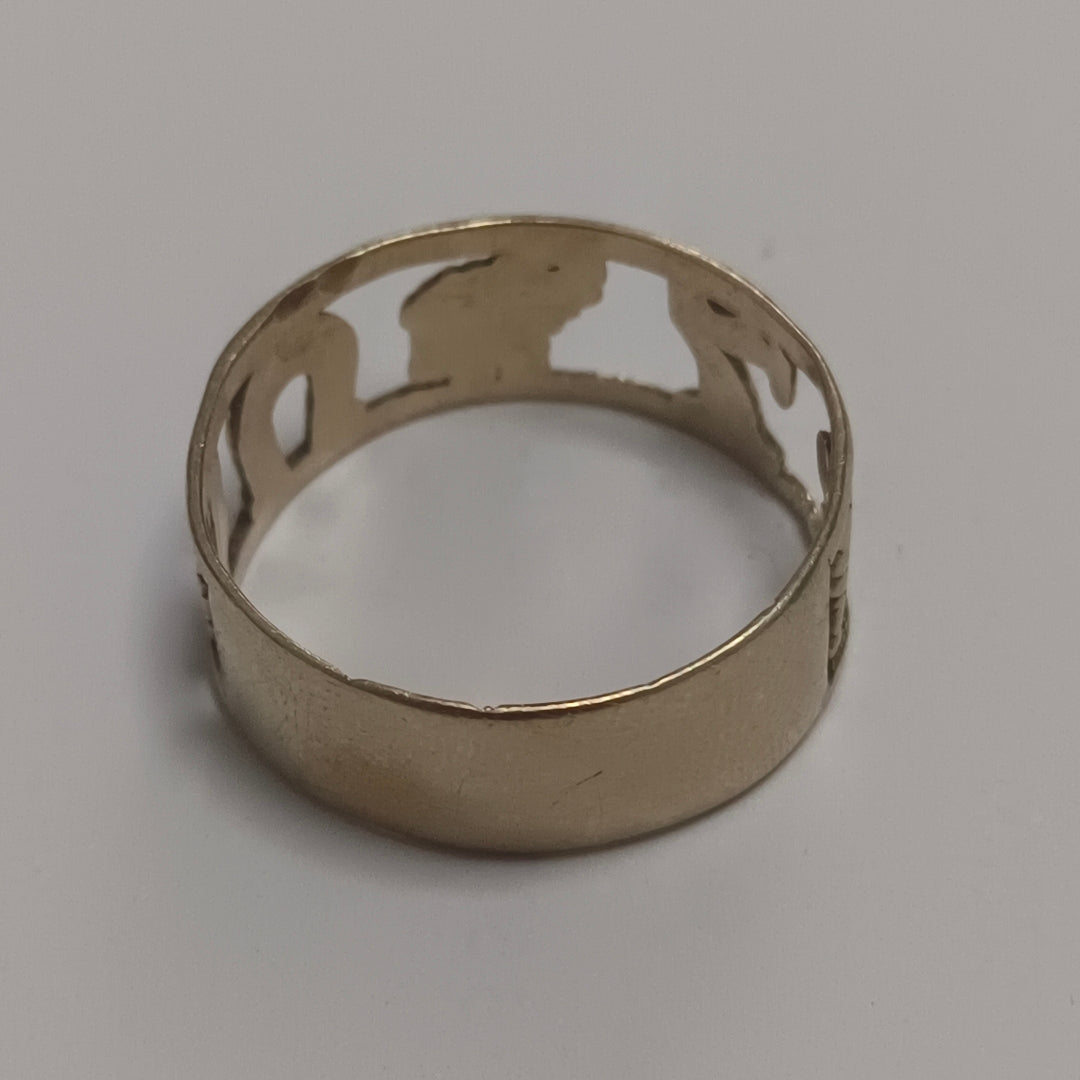 ANILLO ORO 14 K 3.7 GRMS (SEMINUEVO)