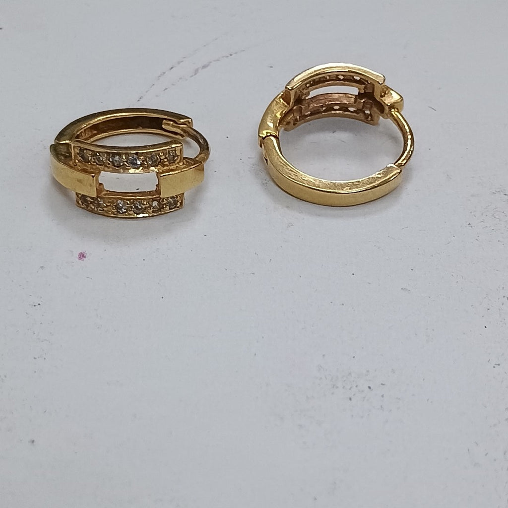 ARRACADAS PAR ORO 14 K 2.3 GRMS (SEMINUEVO)