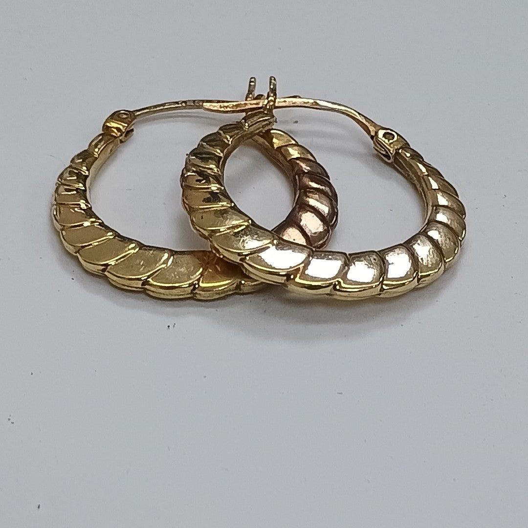 ARRACADAS PAR ORO 10 K 1.8 GRMS (SEMINUEVO)