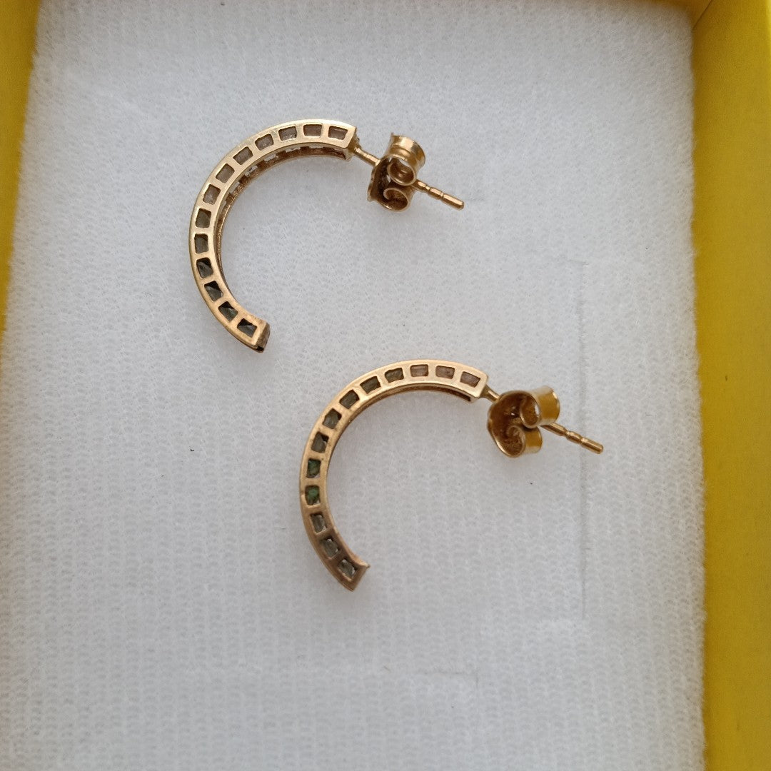 ARETES PAR ORO 14 K 2.2 GRMS (SEMINUEVO)