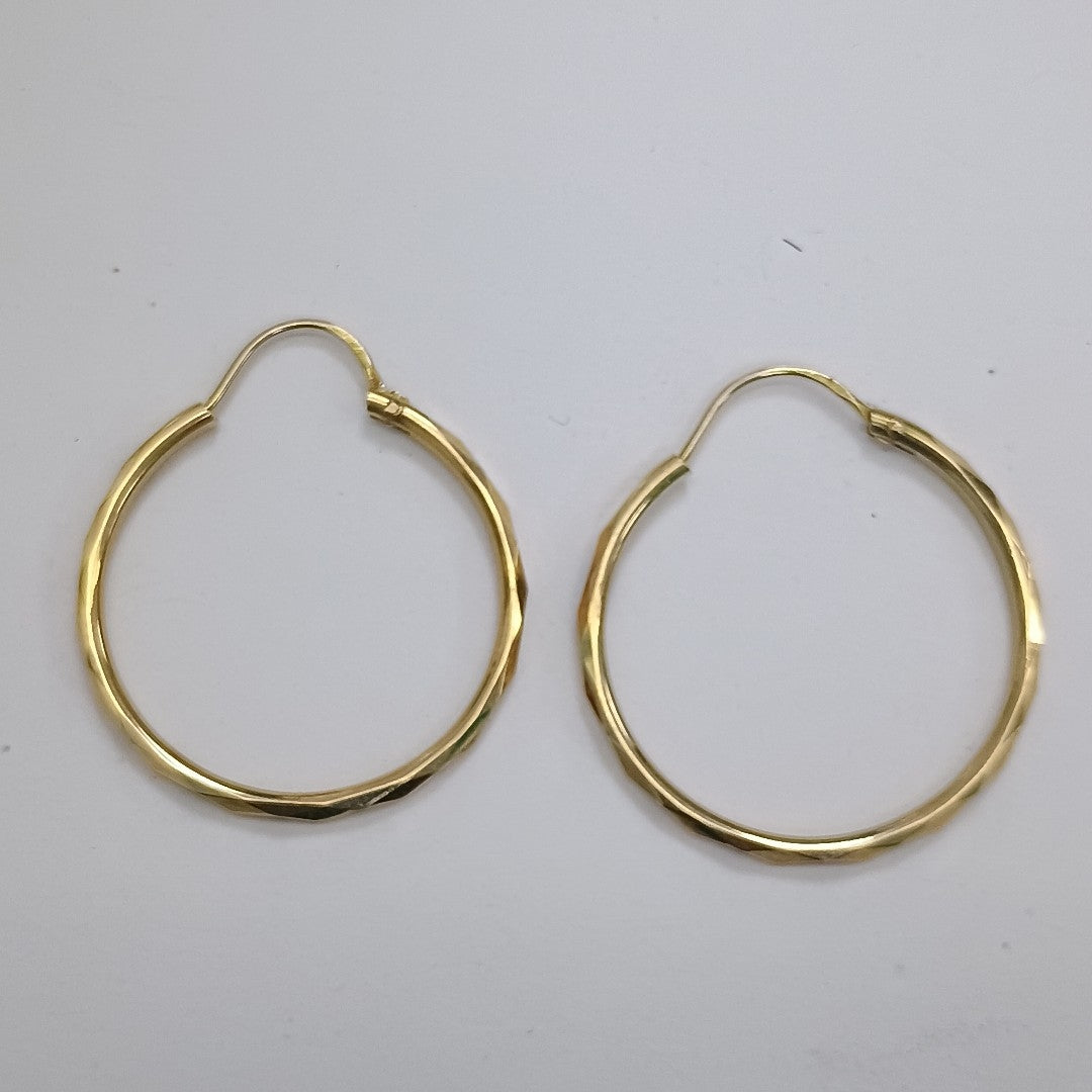 ARRACADAS PAR ORO 14 K 1.9 GRMS (SEMINUEVO)