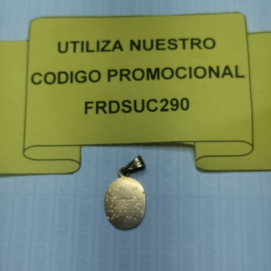 MEDALLA CONMEMORATIVA ORO 14 K 0.9 GRMS (SEMINUEVO)
