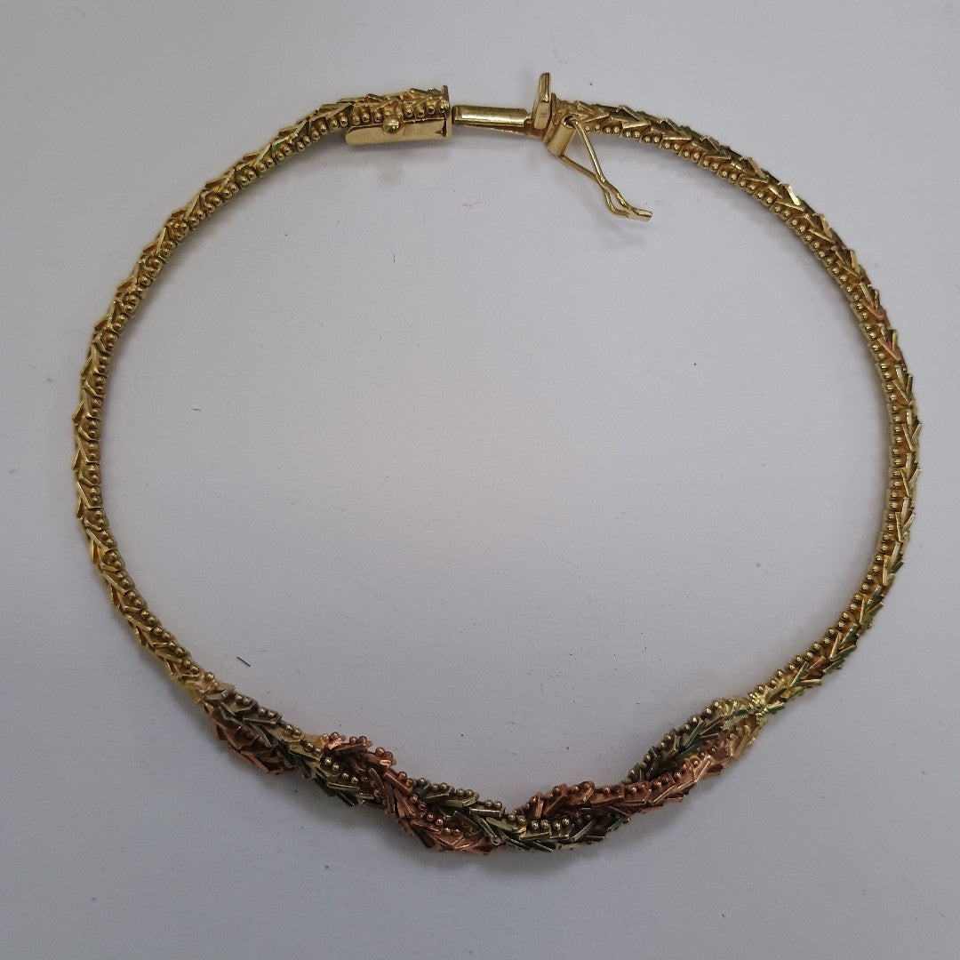 PULSERA ORO 14 K 7.7 GRMS (SEMINUEVO)