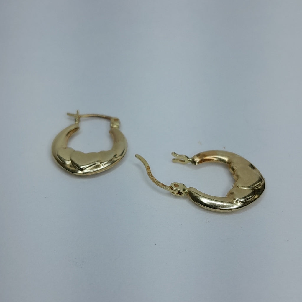 ARETES PAR ORO 14 K 1.8 GRMS (SEMINUEVO)