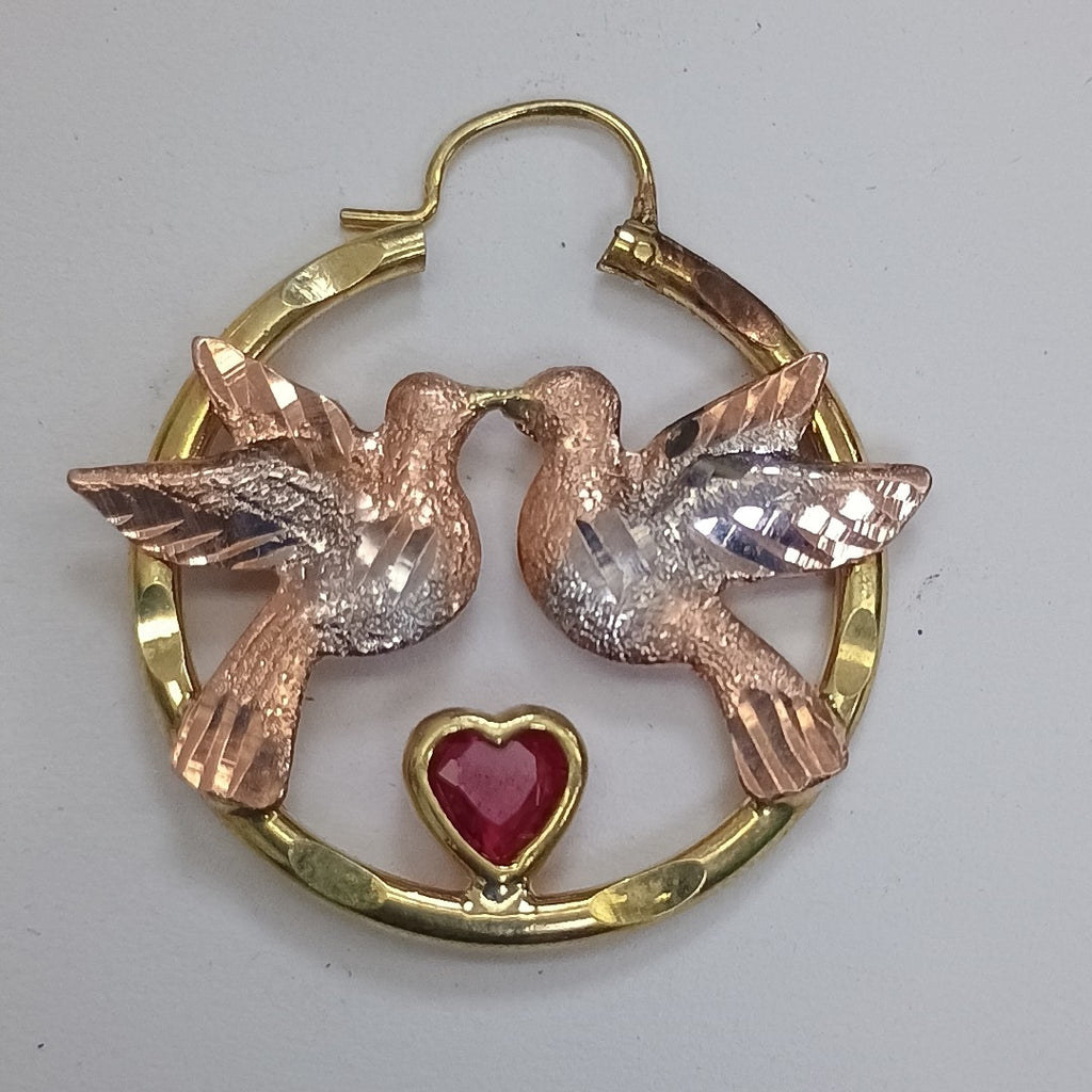 ARRACADAS PAR ORO 14 K 3.4 GRMS (SEMINUEVO)