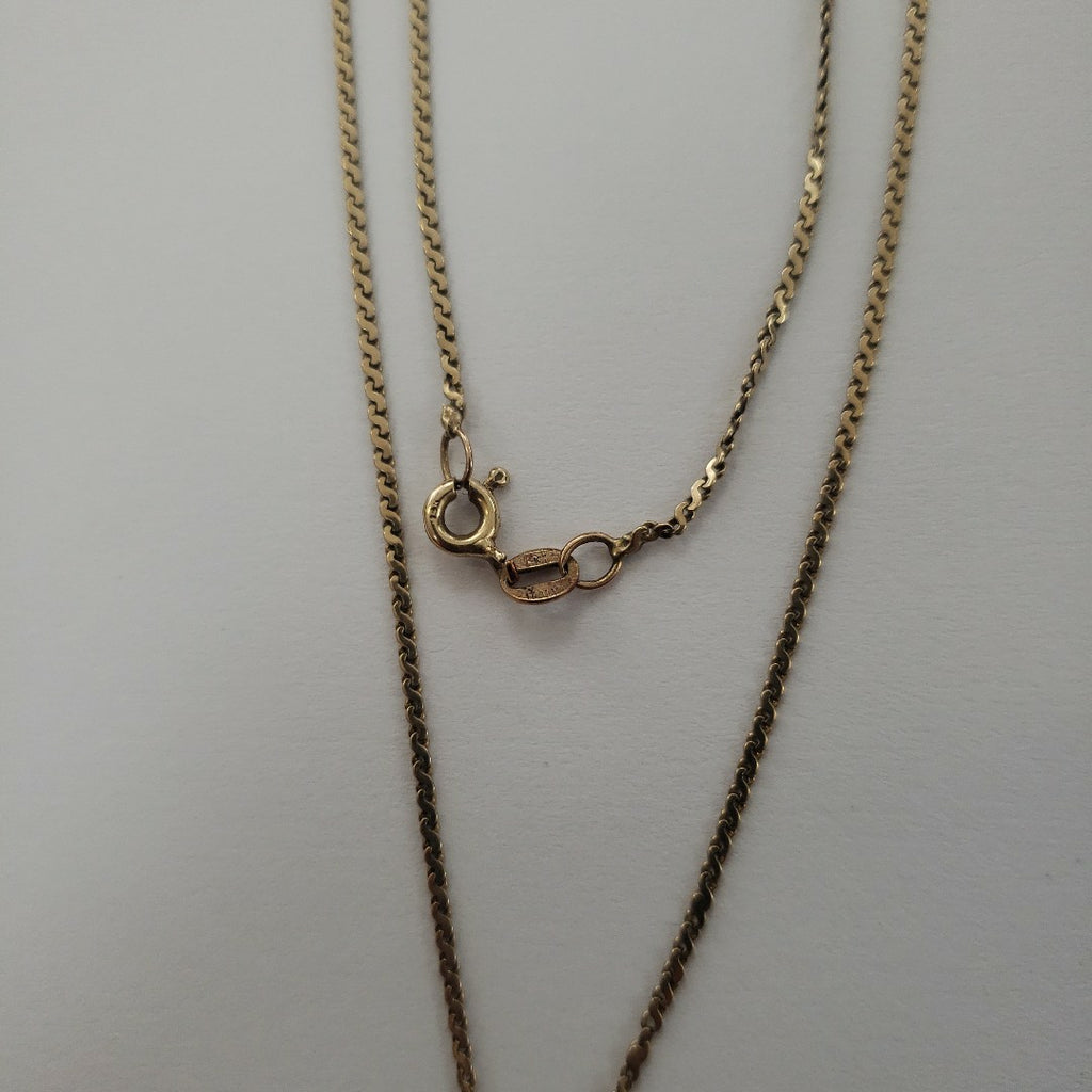 DIJE, GARGANTILLA ORO 14 K 4.4 GRMS (SEMINUEVO)
