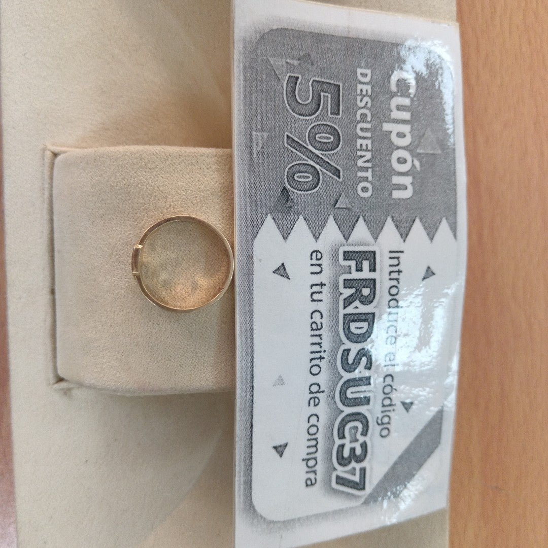 ANILLO DE GRADUACIÓN ORO 8 K 2,20 GRMS (SEMINUEVO)