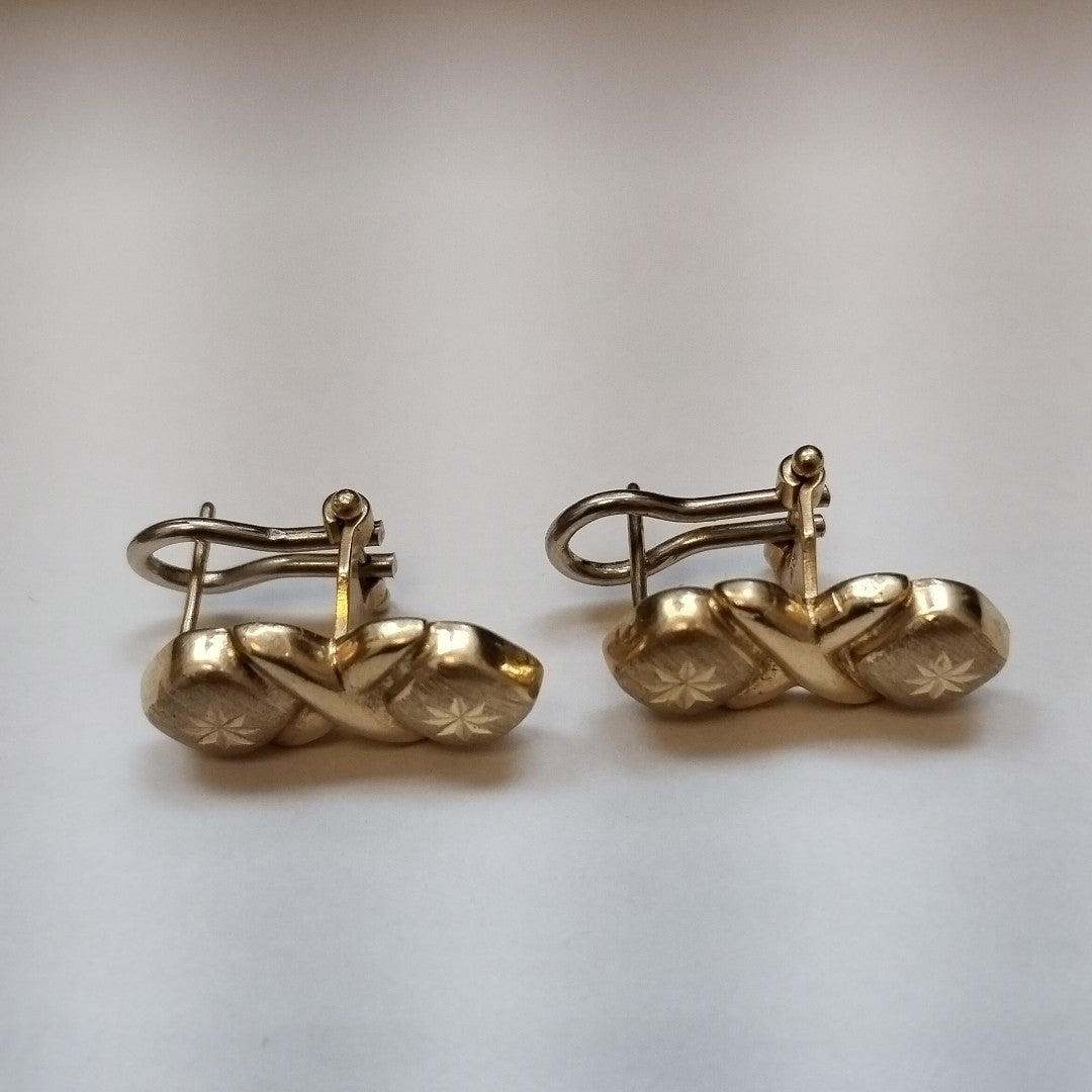 ARETES PAR ORO 14 K 4.4 GRMS (SEMINUEVO)